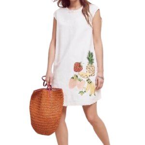 Holding Horses Embroidered Fruit Salad Dress S